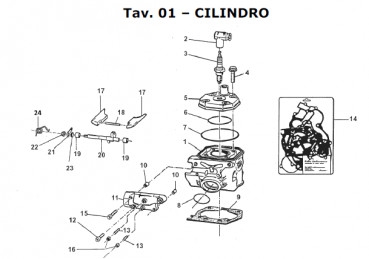 O-Ring Zylinderkopf 85ccm innen