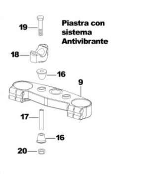 Antivibrationsgummi Lenkeraufnahme