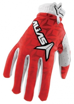 Alias MX AKA Handschuhe / Gloves rot-weiss