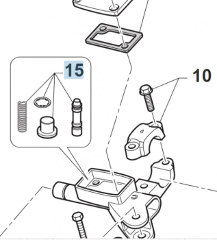 Reparatur-Satz für Kupplungspumpe 69360 9mm