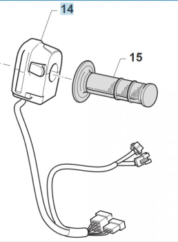 Kombischalter links SMR