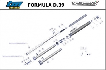 Gabelstaubkappe Formula 39 MX 85 Junior