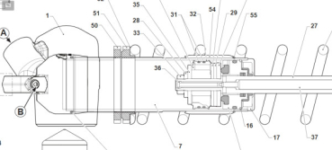 Mutter für Kolbenstange Stoßdämpfer TM Racing Factory