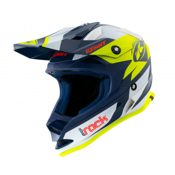 Kenny Track KID Helm navy-neongelb