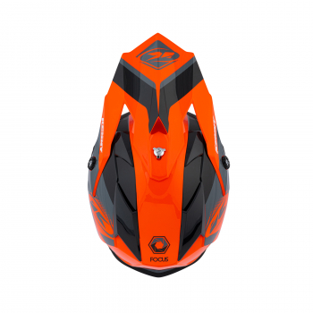 Kenny Track KID Helm orange