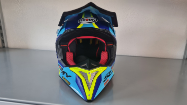 Preview: Suomy MR Jump 2.0 Off-Road-Helm POTENT Blau/Gelb ECE 22.06