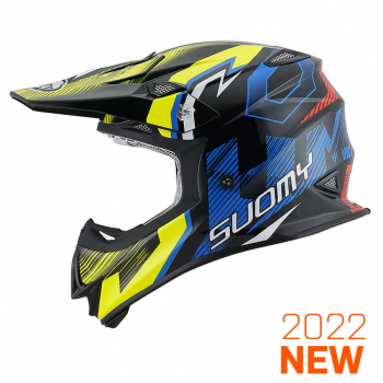 Suomy MR JUMP Off-Road-Helm UNLEASHED blau/rot