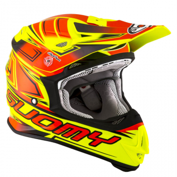 Suomy MR JUMP Off-Road-Helm START neon-gelb/rot