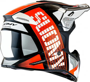 Suomy X-WING Off-Road-Helm AMPED schwarz/orange
