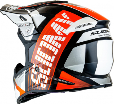 Suomy X-WING Off-Road-Helm AMPED schwarz/orange