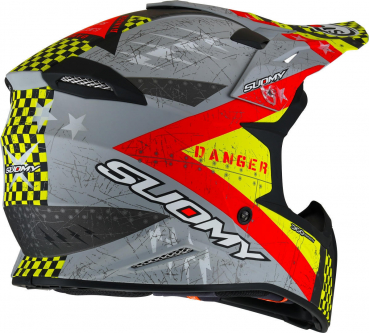 Suomy X-WING Off-Road-Helm JETFIGHTER matt rot