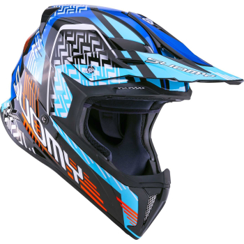 Suomy X-WING Off-Road-Helm MOTLEY blau/schwarz