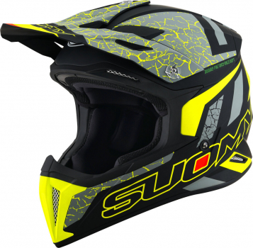 Suomy X-WING Off-Road-Helm REEL matt neon-gelb