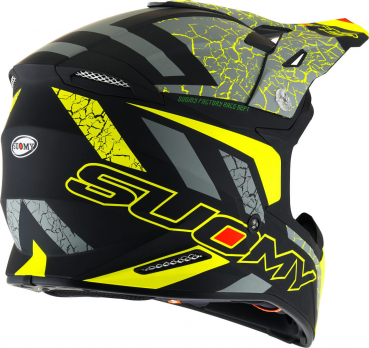 Suomy X-WING Off-Road-Helm REEL matt neon-gelb