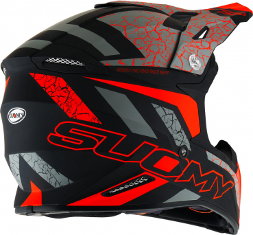 Preview: Suomy X-WING Off-Road-Helm REEL matt neon-orange