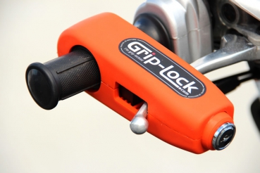 Grip-Lock Handhebelschloss orange