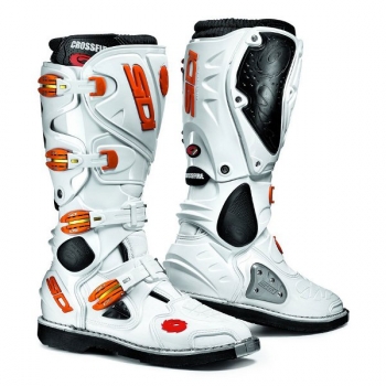 SIDI Crossfire Offroad-Stiefel weiß-orange