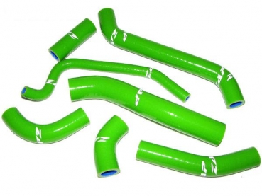 ZAP Silikon-Kühlerschläuche Kawasaki grün