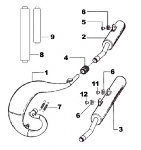 Antivibrationsgummi Schalldämpfer / Kühler