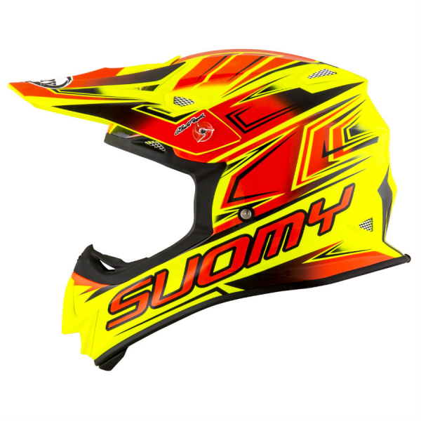 Suomy MR JUMP Off-Road-Helm START neon-gelb/rot