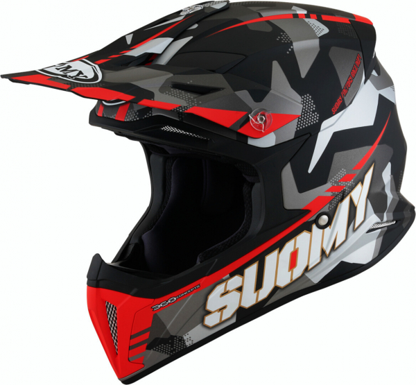 Suomy X-WING Off-Road-Helm CAMOUFLAGER matt-rot