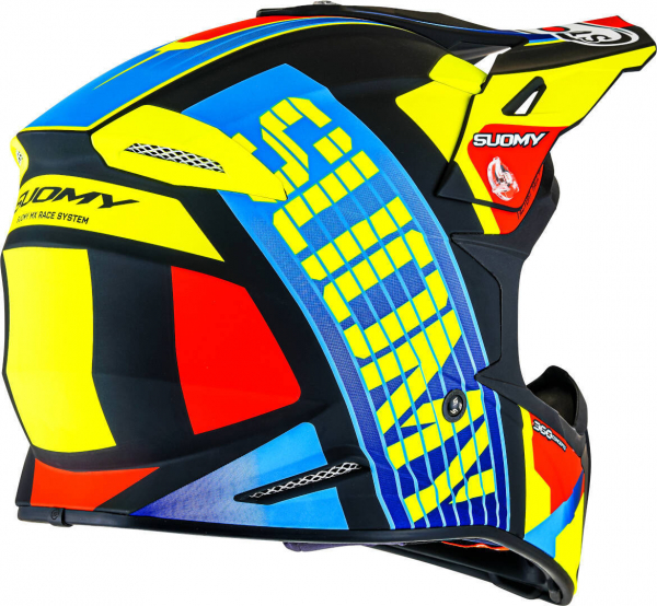 Suomy X-WING Off-Road-Helm AMPED schwarz/hell-blau