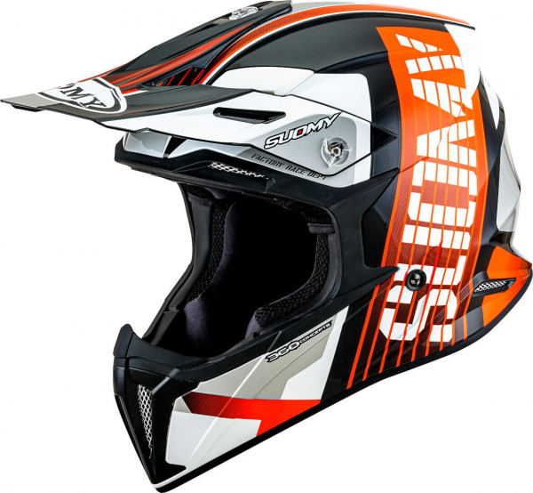 Suomy X-WING Off-Road-Helm AMPED schwarz/orange