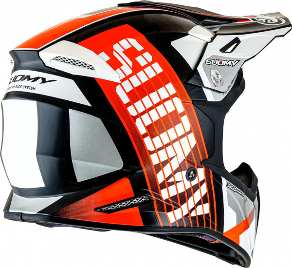 Suomy X-WING Off-Road-Helm AMPED schwarz/orange