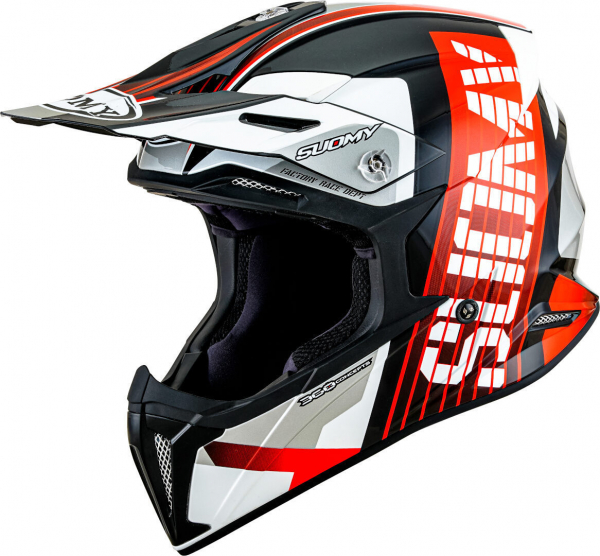 Suomy X-WING Off-Road-Helm AMPED schwarz/rot