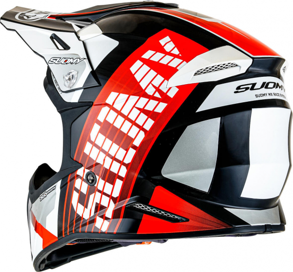 Suomy X-WING Off-Road-Helm AMPED schwarz/rot