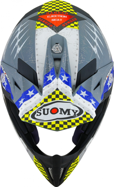 Suomy X-WING Off-Road-Helm JETFIGHTER matt blau