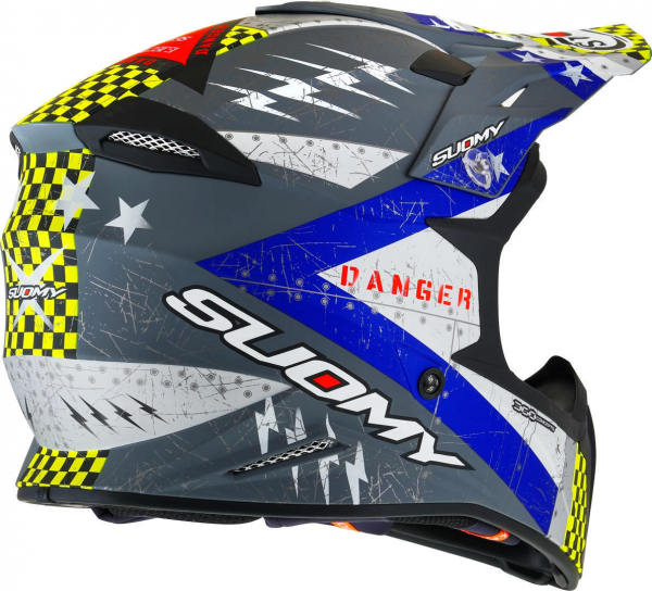Suomy X-WING Off-Road-Helm JETFIGHTER matt blau