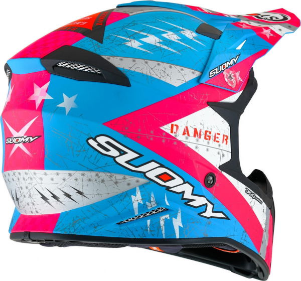 Suomy X-WING Off-Road-Helm JETFIGHTER matt pink