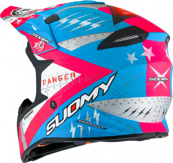 Suomy X-WING Off-Road-Helm JETFIGHTER matt pink