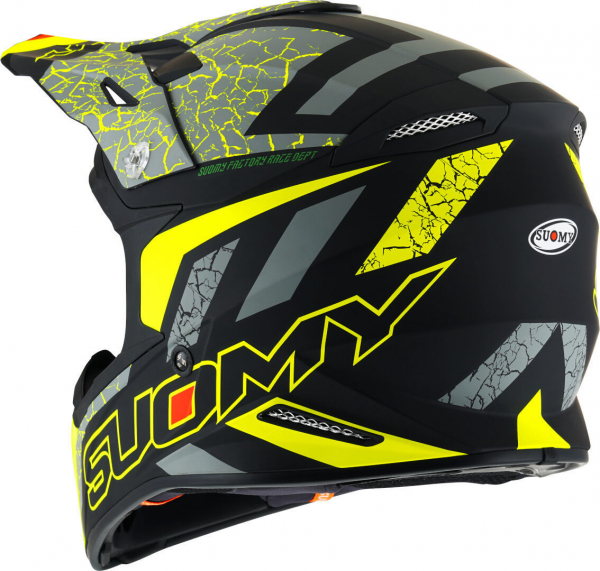 Suomy X-WING Off-Road-Helm REEL matt neon-gelb