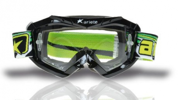 Ariete Brille Glamour schwarz, neon Band