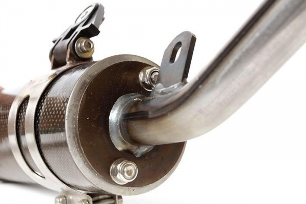 Bud Racing 2 Takt Schalldämpfer TM MX125/144 Carbon