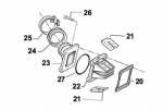 Membranplättchen V-Force3 125/144cc 2 Takt